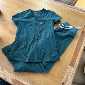 FIGS Caribbean blue set XXS